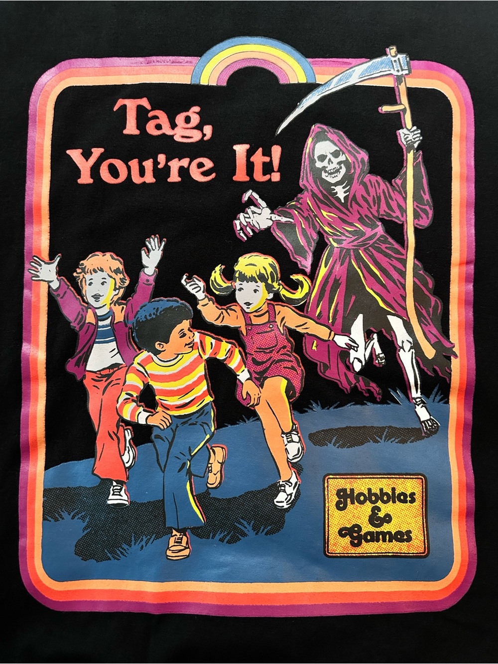 Romwe • Tag, You’re It! Hobbies and Games Funny Grim Reaper T Shirt